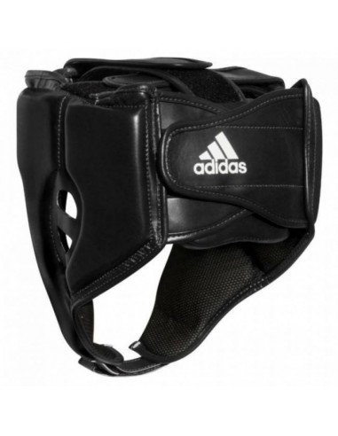 Adidas Hybrid 50 02351 Κάσκα Πυγμαχίας Ενηλίκων Aνοιχτού Τύπου από Συνθετικό Δέρμα Μαύρη
