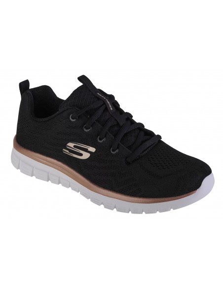Skechers Graceful Get Connected 12615/BKRG Γυναικεία Αθλητικά Παπούτσια Running Μαύρα