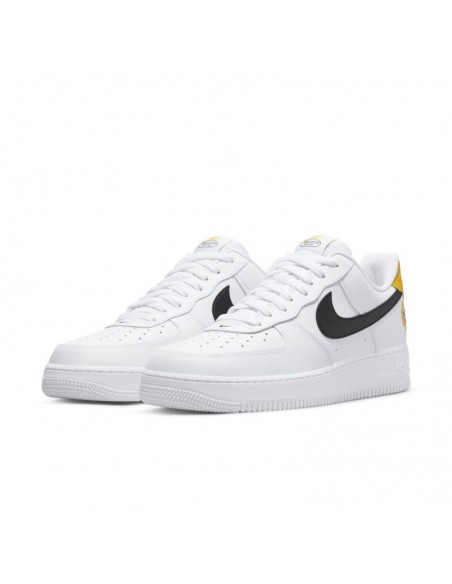 Nike Air Force 1 "07 Ανδρικά Sneakers White / Black / Dark Sulfur DM0118 100