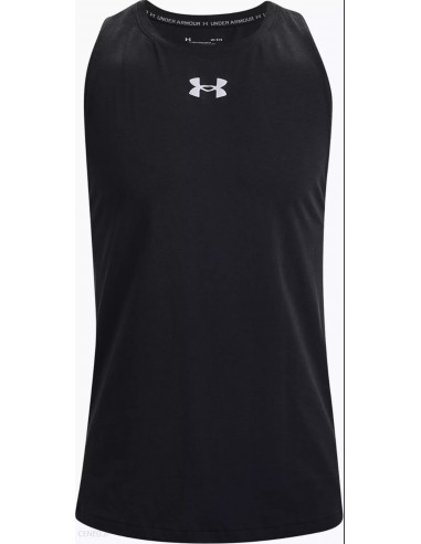 Under Armour Baseline Ανδρική Μπλούζα Αμάνικη Μαύρη 1361901-003