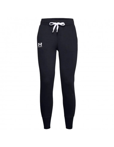 Under Armour Rival Παντελόνι Γυναικείας Φόρμας με Λάστιχο Μαύρο Fleece 1356416-001