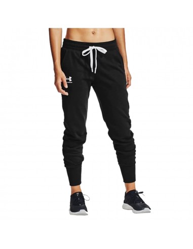 Under Armour Rival Παντελόνι Γυναικείας Φόρμας με Λάστιχο Μαύρο Fleece 1356416-001