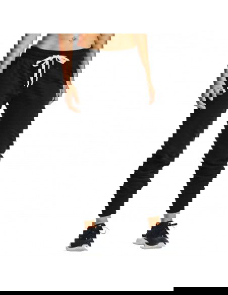 Under Armour Rival Παντελόνι Γυναικείας Φόρμας με Λάστιχο Μαύρο Fleece 1356416-001