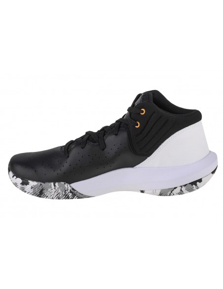 Under Armour Jet 21 3024260-006 Ψηλά Μπασκετικά Παπούτσια Black / White / Metallic Gold
