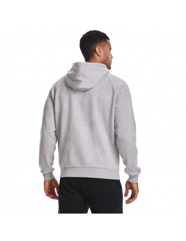 Under Armour Rival Ανδρική Φούτερ Ζακέτα με Κουκούλα και Τσέπες Light Grey 1357111-011