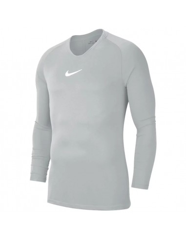 Nike Ανδρική Μπλούζα Dri-Fit Μακρυμάνικη Γκρι AV2609-057