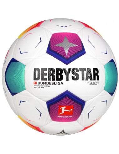 Derby Star Bundesliga Brillant APS 102011C Μπάλα Ποδοσφαίρου Λευκή 102011C