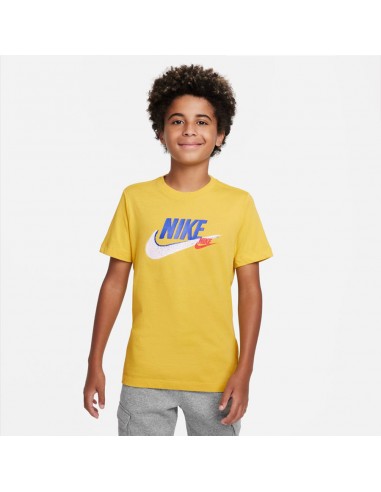 Nike Παιδικό Φούτερ με Κουκούλα και Τσέπες Κίτρινο FD1201-709