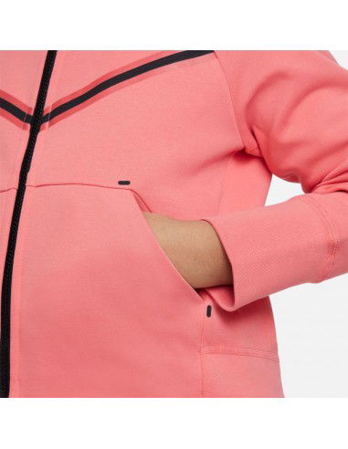 Nike Παιδική Ζακέτα Φούτερ Fleece με Κουκούλα Μπεζ CZ2570-272