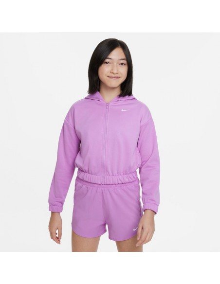 Nike Παιδική Ζακέτα Φούτερ Μωβ ThermaFit Jr DX4991 532