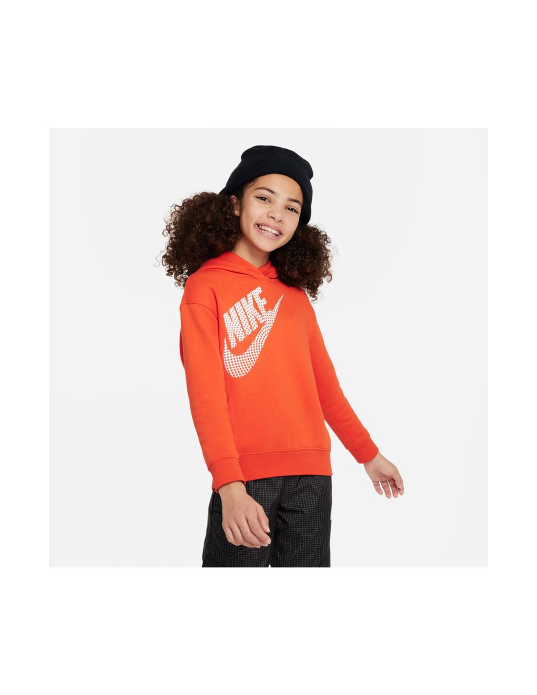 Nike Παιδικό Φούτερ με Κουκούλα Κόκκινο NSW DZ4620 633