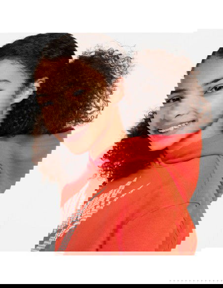 Nike Παιδικό Φούτερ με Κουκούλα Κόκκινο NSW DZ4620 633