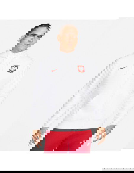 Nike Ανδρικό Φούτερ με Κουκούλα Λευκό DH4961-100