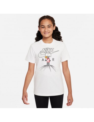 Nike Παιδικό T-shirt Λευκό DX9527-100