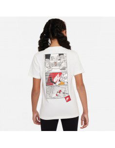 Nike Παιδικό T-shirt Λευκό DX9527-100 2