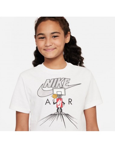 Nike Παιδικό T-shirt Λευκό DX9527-100