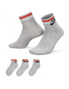 Nike Everyday Essential DX5080-050 Αθλητικές Κάλτσες Γκρι 3 Ζεύγη