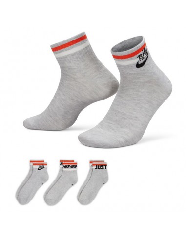 Nike Everyday Essential DX5080-050 Αθλητικές Κάλτσες Γκρι 3 Ζεύγη