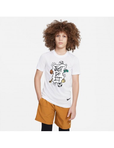 Nike Παιδικό T-shirt Λευκό DX9534-100
