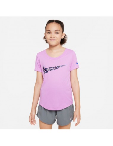 Nike Dri-FIT Παιδικό T-shirt Λιλά DZ3583-532