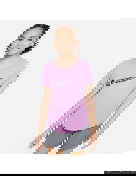 Nike Dri-FIT Παιδικό T-shirt Λιλά DZ3583-532