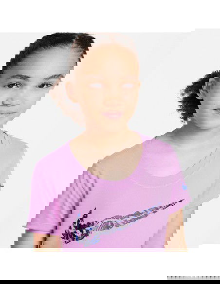 Nike Dri-FIT Παιδικό T-shirt Λιλά DZ3583-532