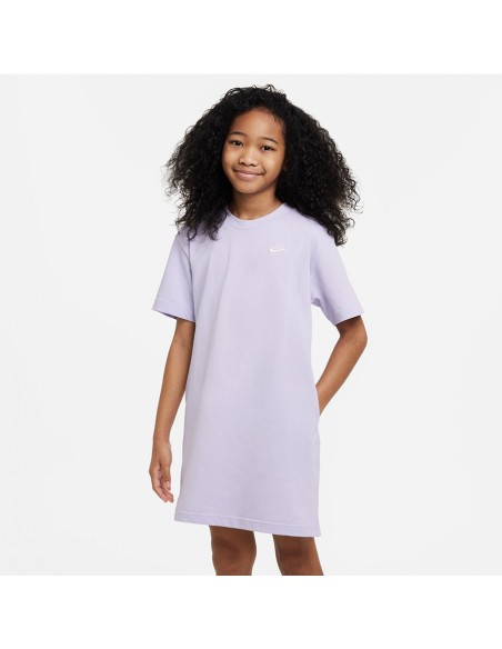 Nike Oxygen Παιδικό Φόρεμα Κοντομάνικο Μωβ FB1258-536