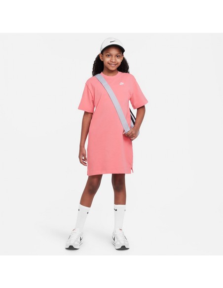 Nike Παιδικό Φόρεμα Κοντομάνικο Κοραλί FB1258-894