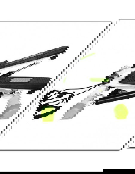 Beveled stepper with HMS S3033 cables green