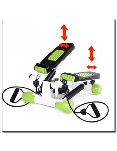 Beveled stepper with HMS S3033 cables green