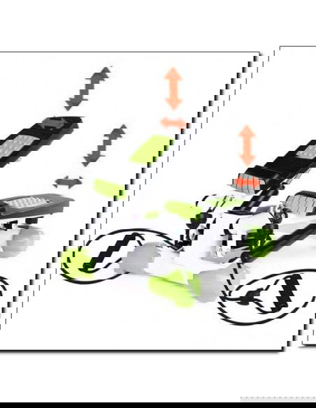 HMS S3033 17-22-103 Mini Stepper με Λάστιχα Εκγύμνασης