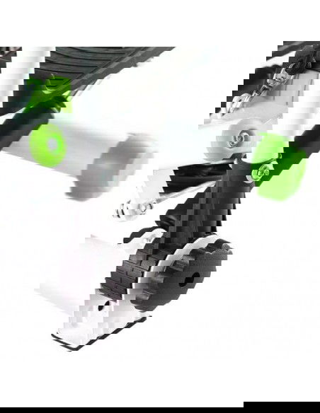 Stepper with movable arms and HMS S3085 cables green and white