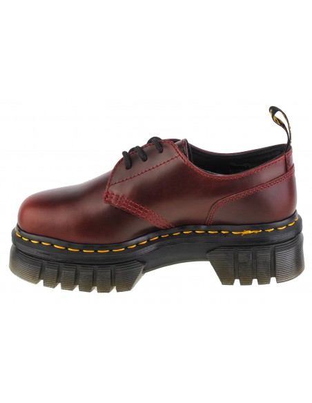 Dr. Martens Audrick 3i Δερμάτινα Γυναικεία Derby σε Μπορντό Χρώμα 27815211