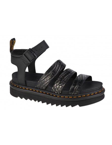 Dr. Martens Blaire Γυναικεία Σανδάλια με Λουράκι Flatforms σε Μαύρο Χρώμα 27305029