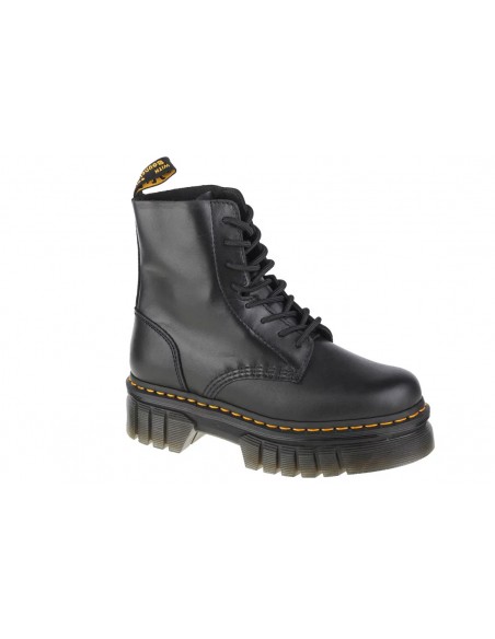 Dr. Martens Audrick 8-Eye Δερμάτινα Γυναικεία Αρβυλάκια Μαύρα 27149001