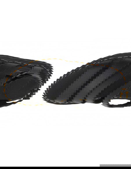 Dr. Martens Blaire Quad Black Hydro Δερμάτινα Γυναικεία Σανδάλια σε Μαύρο Χρώμα 27296001