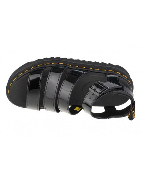 Dr. Martens Blaire Δερμάτινα Γυναικεία Σανδάλια Flatforms σε Μαύρο Χρώμα 24192001