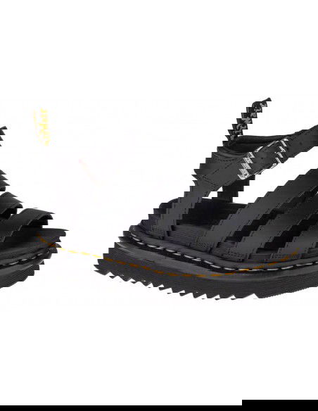 Dr. Martens Blaire Δερμάτινα Γυναικεία Σανδάλια Flatforms σε Μαύρο Χρώμα 24235001