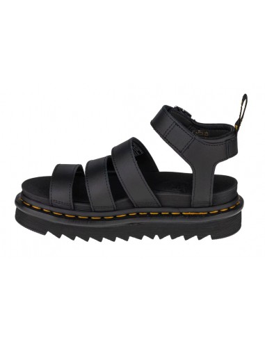 Dr. Martens Blaire Δερμάτινα Γυναικεία Σανδάλια Flatforms σε Μαύρο Χρώμα 24235001