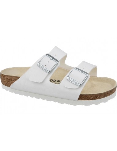 Birkenstock Arizona Birko-Flor Γυναικεία Σανδάλια Ανατομικά σε Λευκό Χρώμα 0051731
