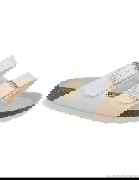 Birkenstock Arizona Birko-Flor Γυναικεία Σανδάλια Ανατομικά σε Λευκό Χρώμα 0051731