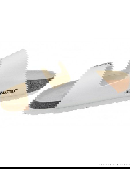 Birkenstock Arizona Birko-Flor Γυναικεία Σανδάλια Ανατομικά σε Λευκό Χρώμα 0051731