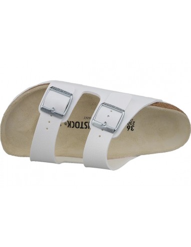 Birkenstock Arizona Birko-Flor Γυναικεία Σανδάλια Ανατομικά σε Λευκό Χρώμα 0051731