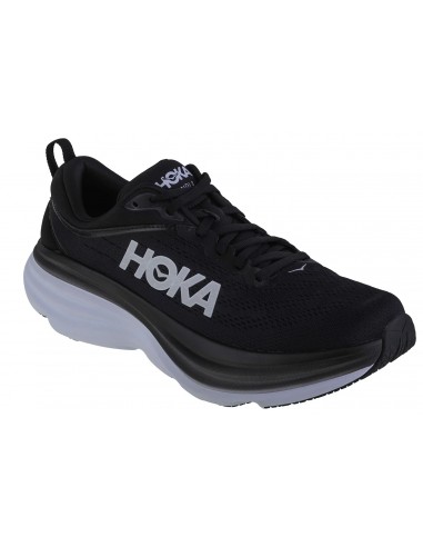 Hoka Bondi 8 1123202-BWHT Ανδρικά Αθλητικά Παπούτσια Running Μαύρα