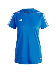 Adidas Tiro 23 League Γυναικείο Αθλητικό T-shirt Fast Drying Μπλε HR4616