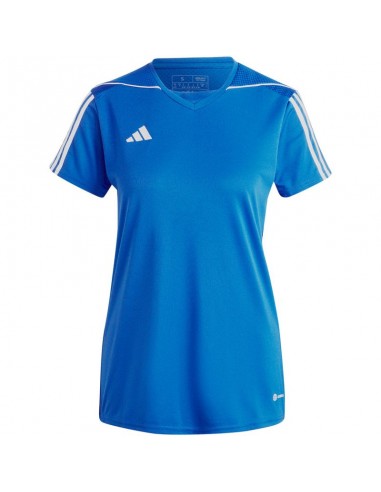 Adidas Tiro 23 League Γυναικείο Αθλητικό T-shirt Fast Drying Μπλε HR4616