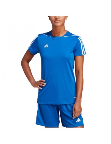 Adidas Tiro 23 League Γυναικείο Αθλητικό T-shirt Fast Drying Μπλε HR4616