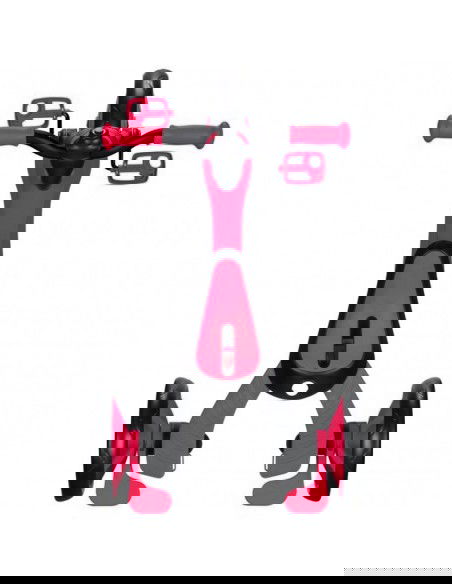 Bike Smj Globber New Red Explorer Trike 4in1 6321022