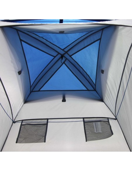 High Peak Lido Αυτόματη Καλοκαιρινή Σκηνή Camping Τουαλέτας Γκρι 165x165x200εκ. 14012