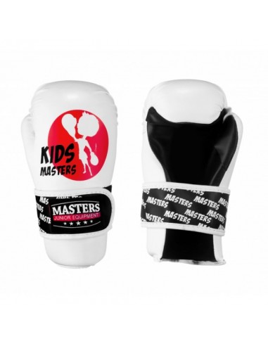 Sport Masters 01123-KMM Γάντια Πυγμαχίας για Αγώνα Λευκά